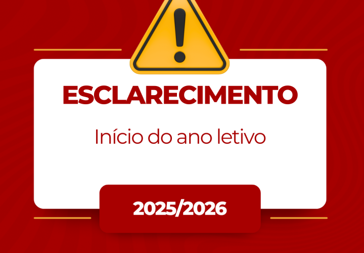 Informações início de aulas